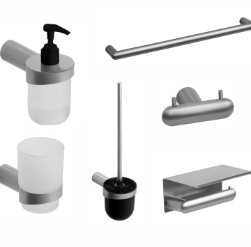 Аксесоари за баня Corona хром сатен